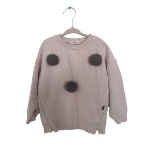 5 for $30 Petite Hailey Pink & Gray Sweatshirt Girls Size 5 Excellent Condition